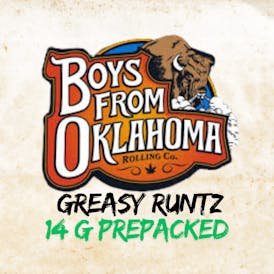 Boys From Oklahoma Greasy Runtz Pre Pack 14g
