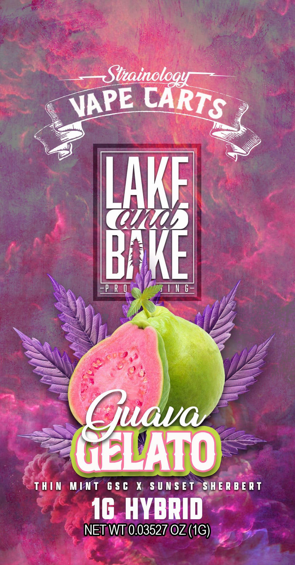 Lake & Bake Guava Gelato Cart 1g