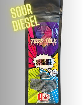 Terp Talk Super Sour Diesel Distillate Syringe 3G