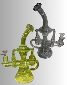 11" Cone Base Dual Donut Bong