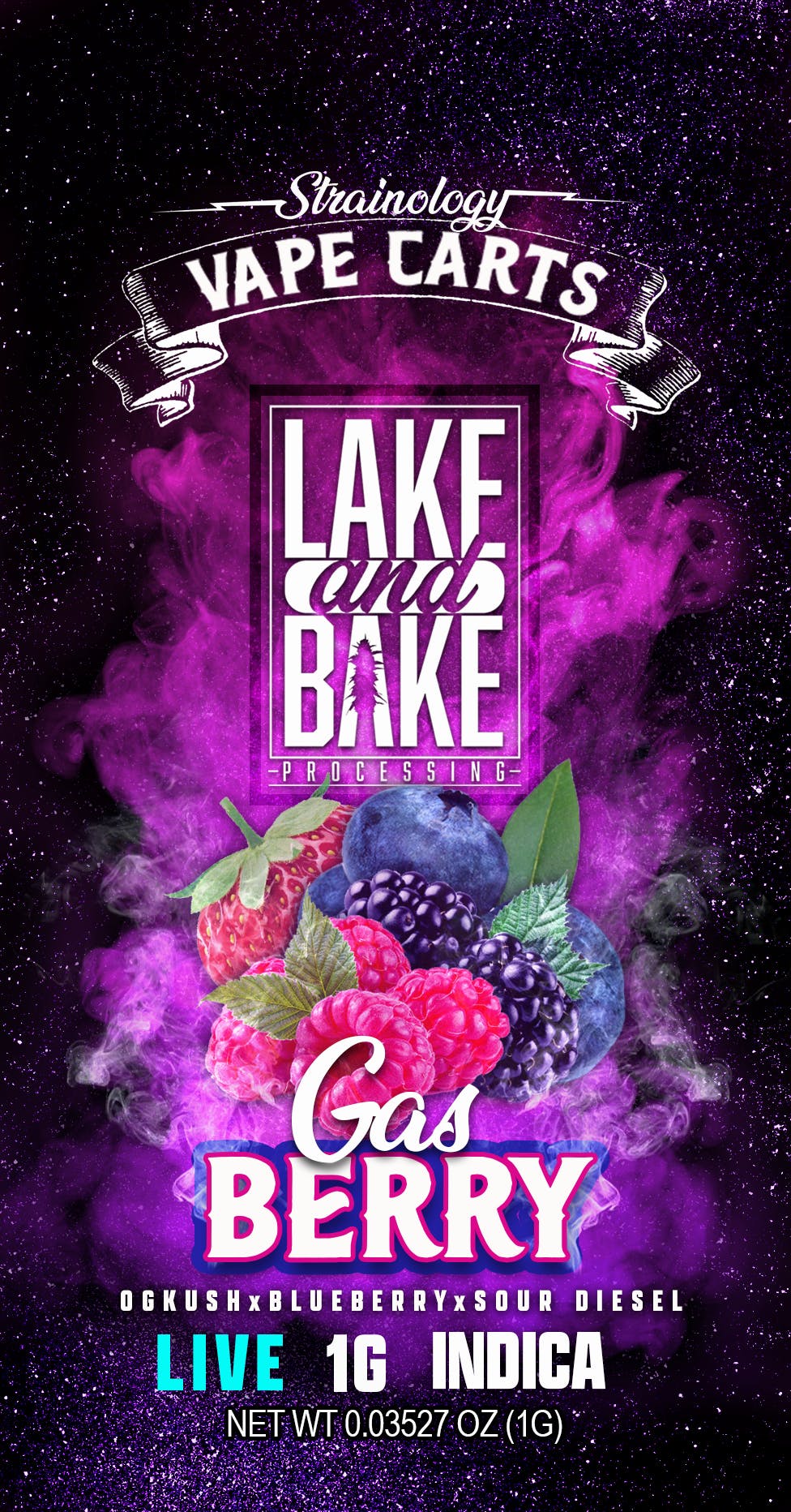 Lake & Bake Gas Berry Cart 1g