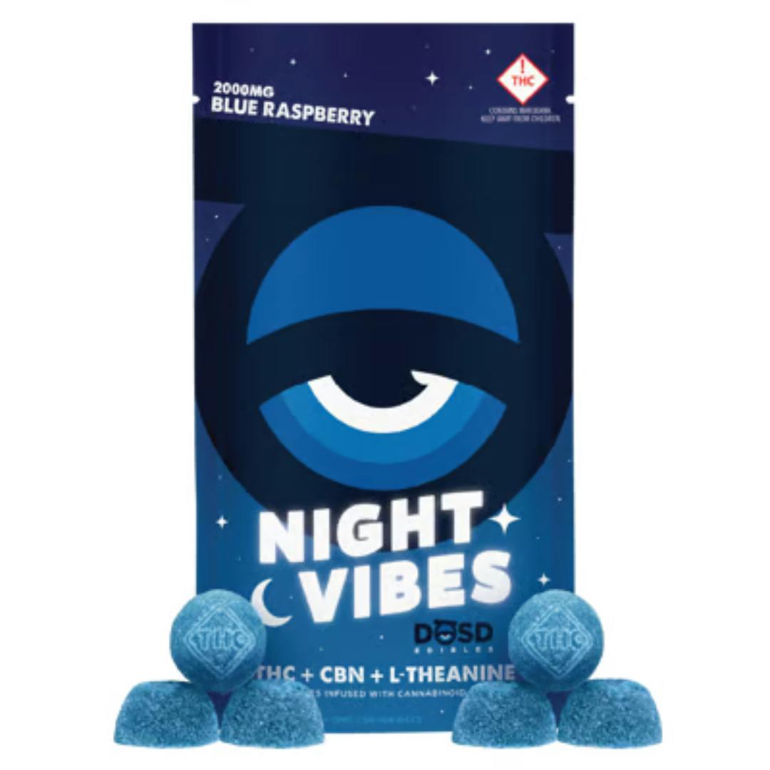 Dosd Night Vibes Blue Raspberry CBN 2000Mg