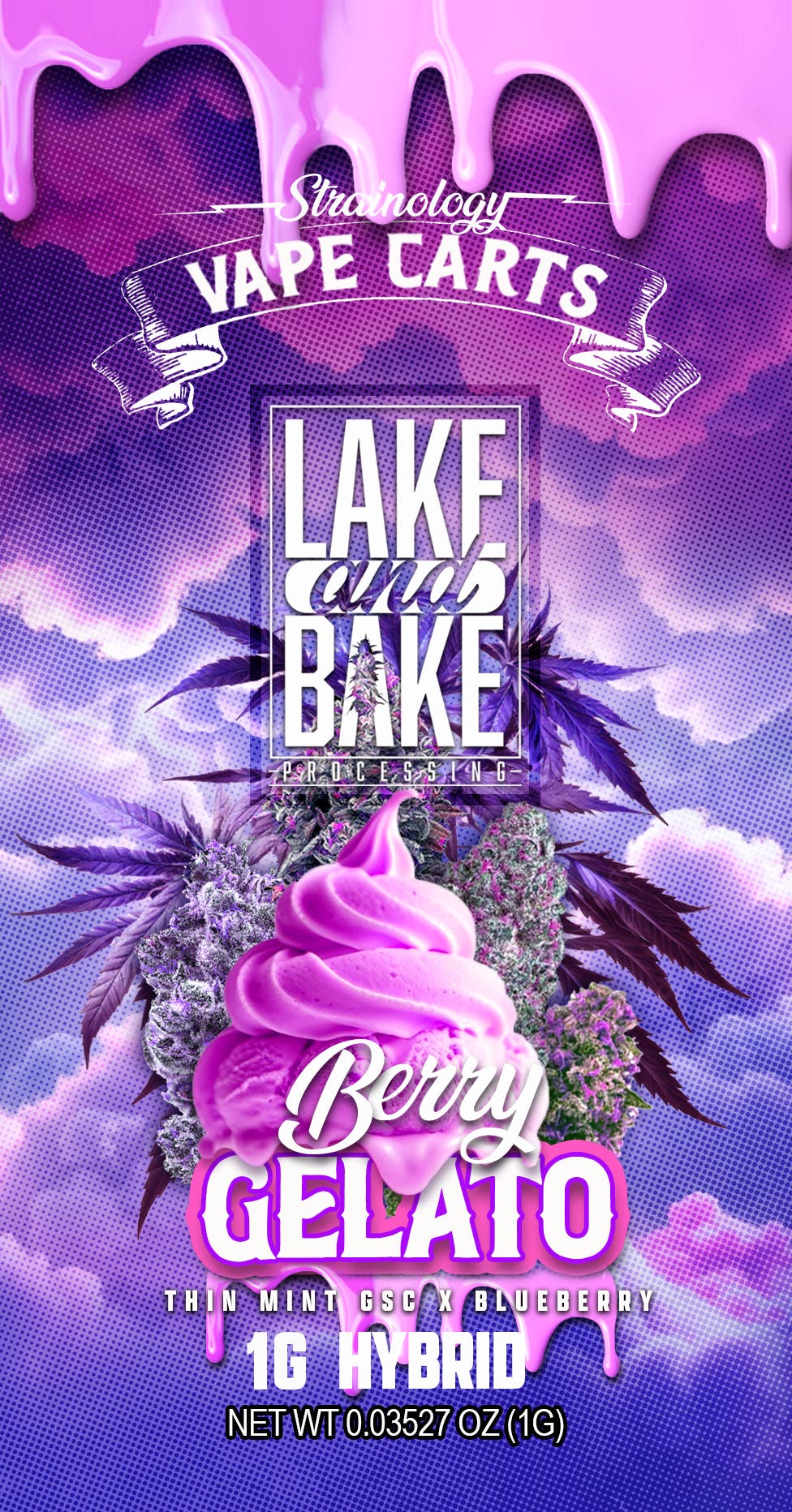 Lake & Bake Rainbow Belts Cart 1g