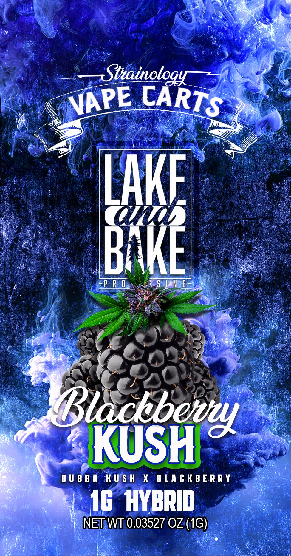 Lake & Bake Blackberry Kush Cart 1g