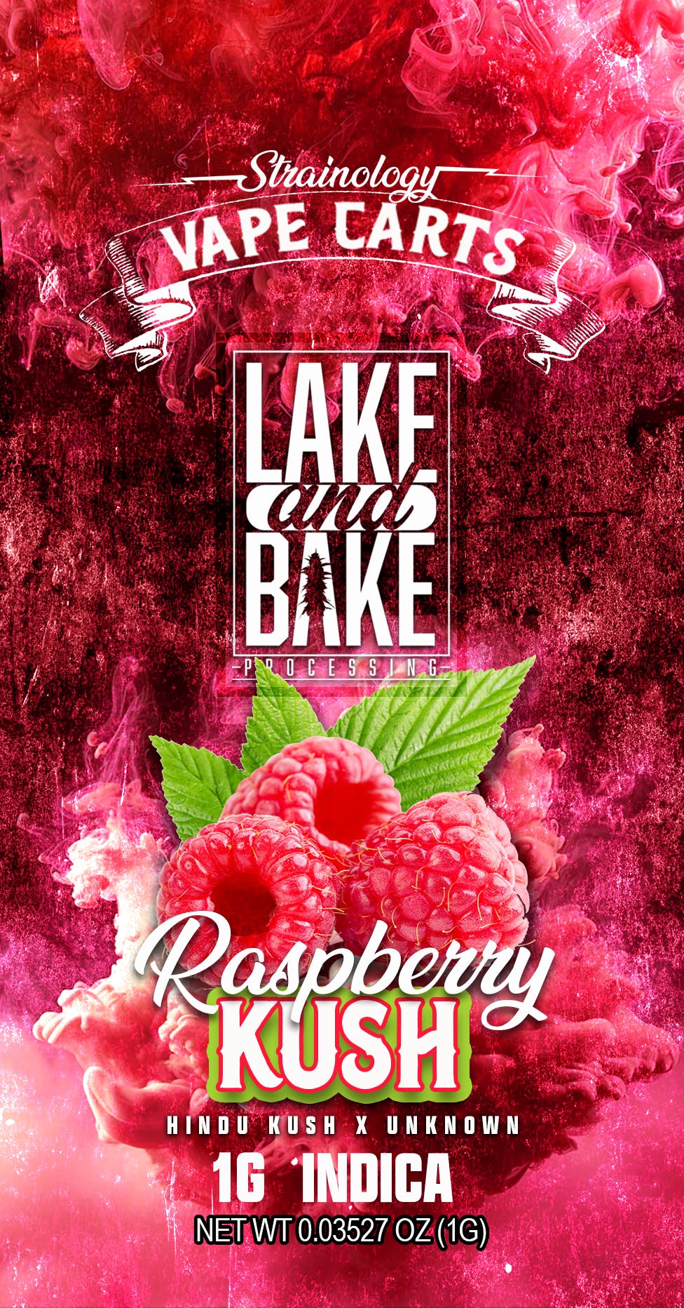 Lake & Bake Raspberry Kush Cart 1g