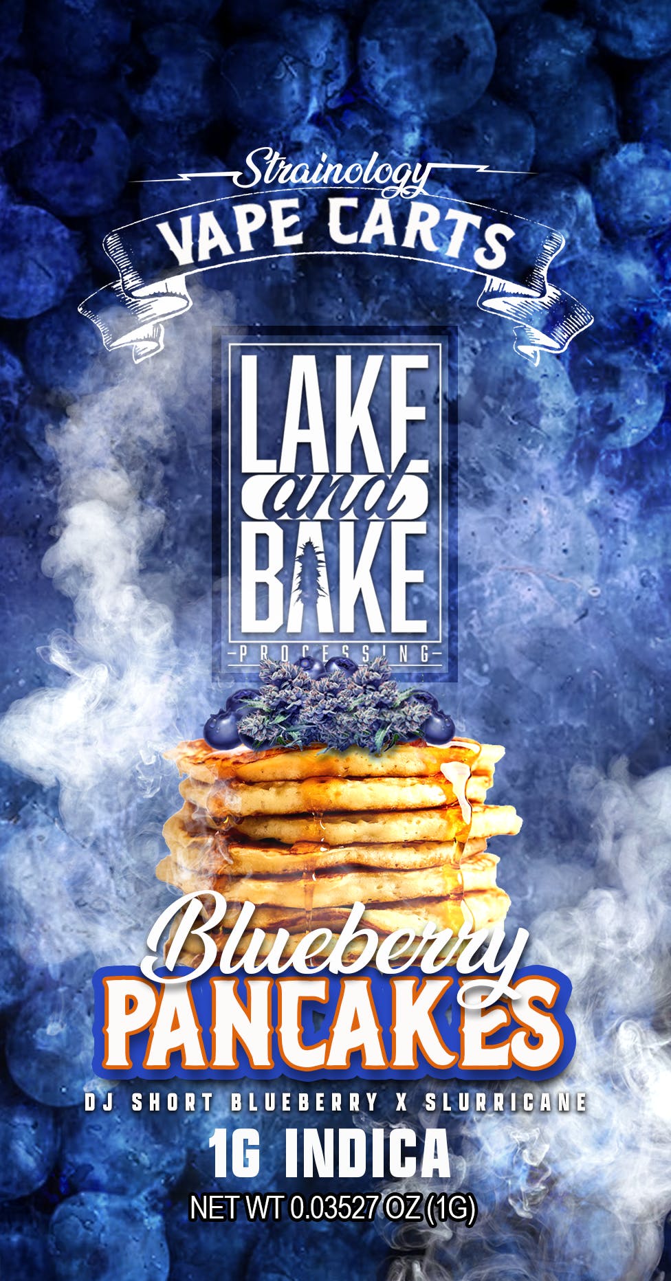 Lake & Bake Blueberry Pancakes Cart 1g