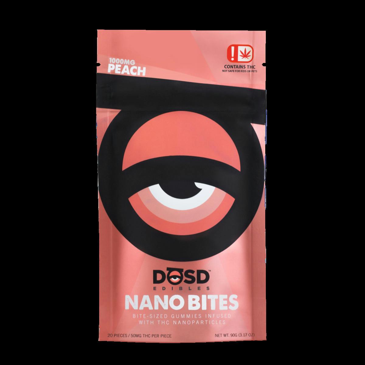 DOSD Nano Bites Gummies Blue Raspberry | NIGHT VIBES | THC:CBN