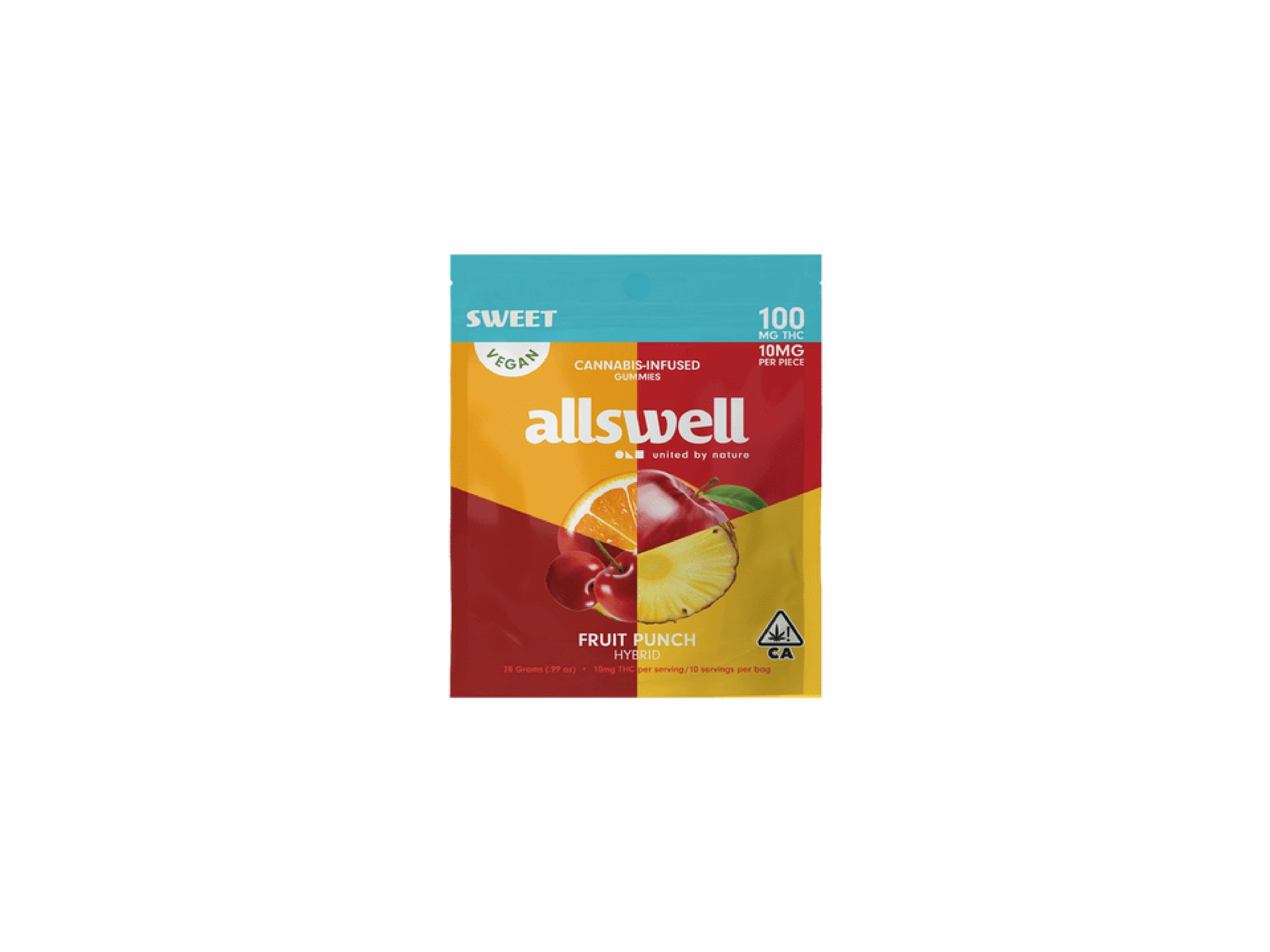 Allswell: Allswell Gummies Fruit Punch 100mg