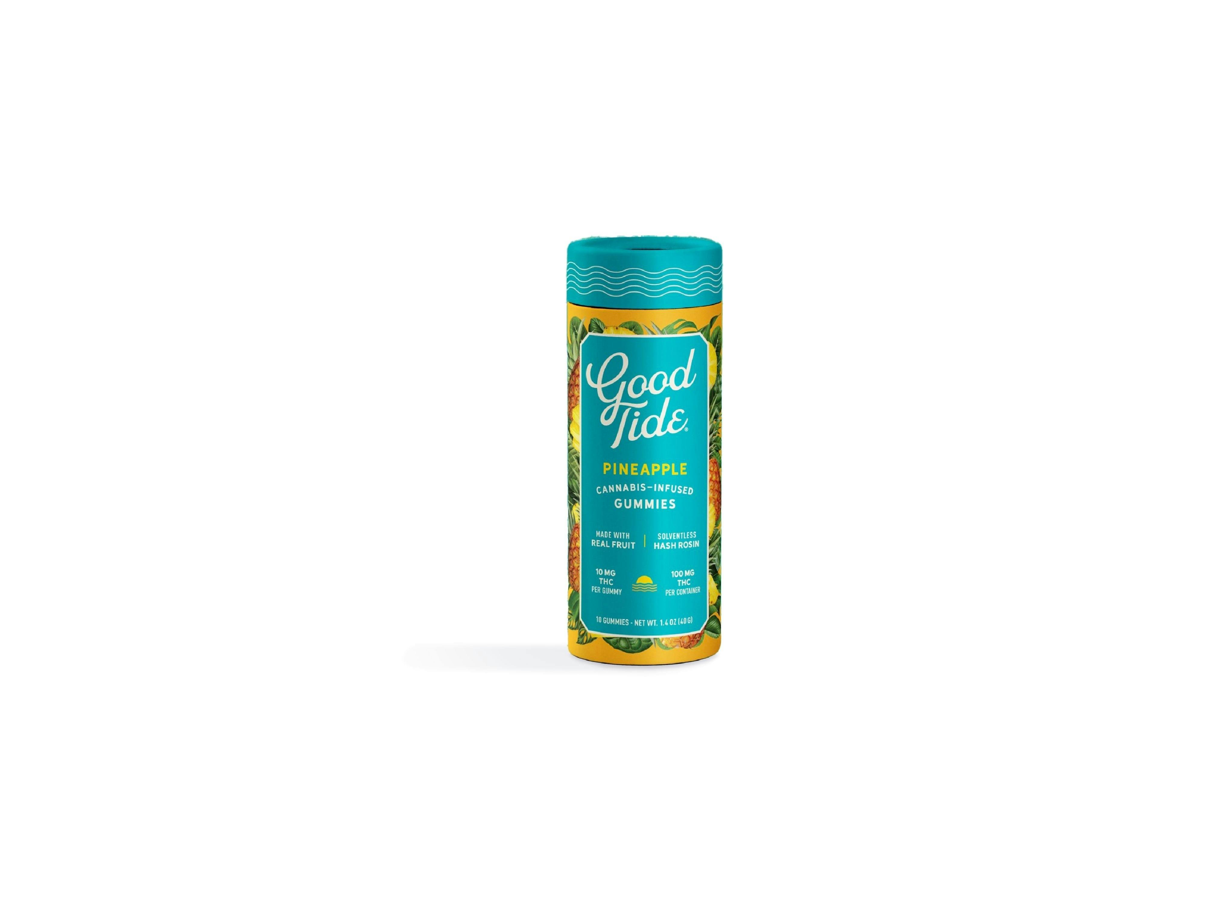 Good Tide: Good Tide Gummies Pineapple 100mg