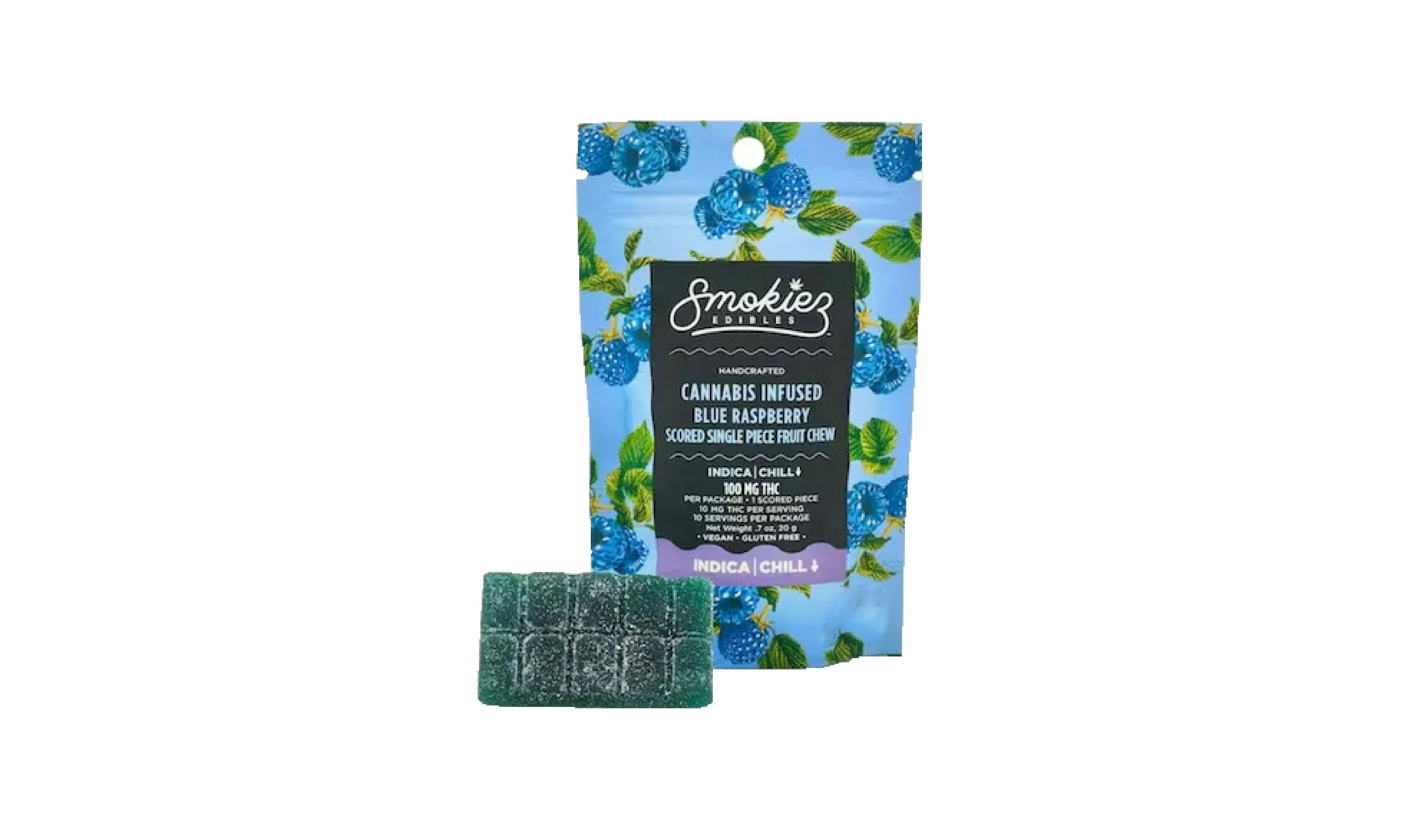 Smokiez Edibles: Sour Blue Raspberry Fruit Chews
