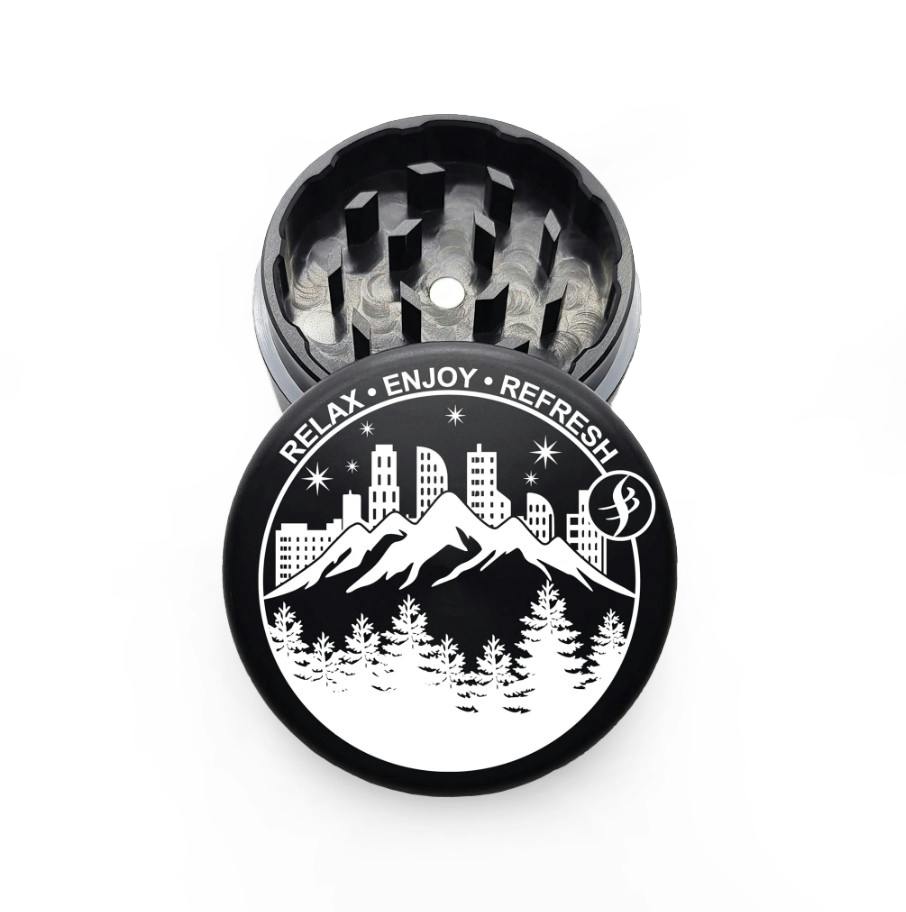 4Score X Tahoe Grinder CO. Mountain Scape Grinder - Black