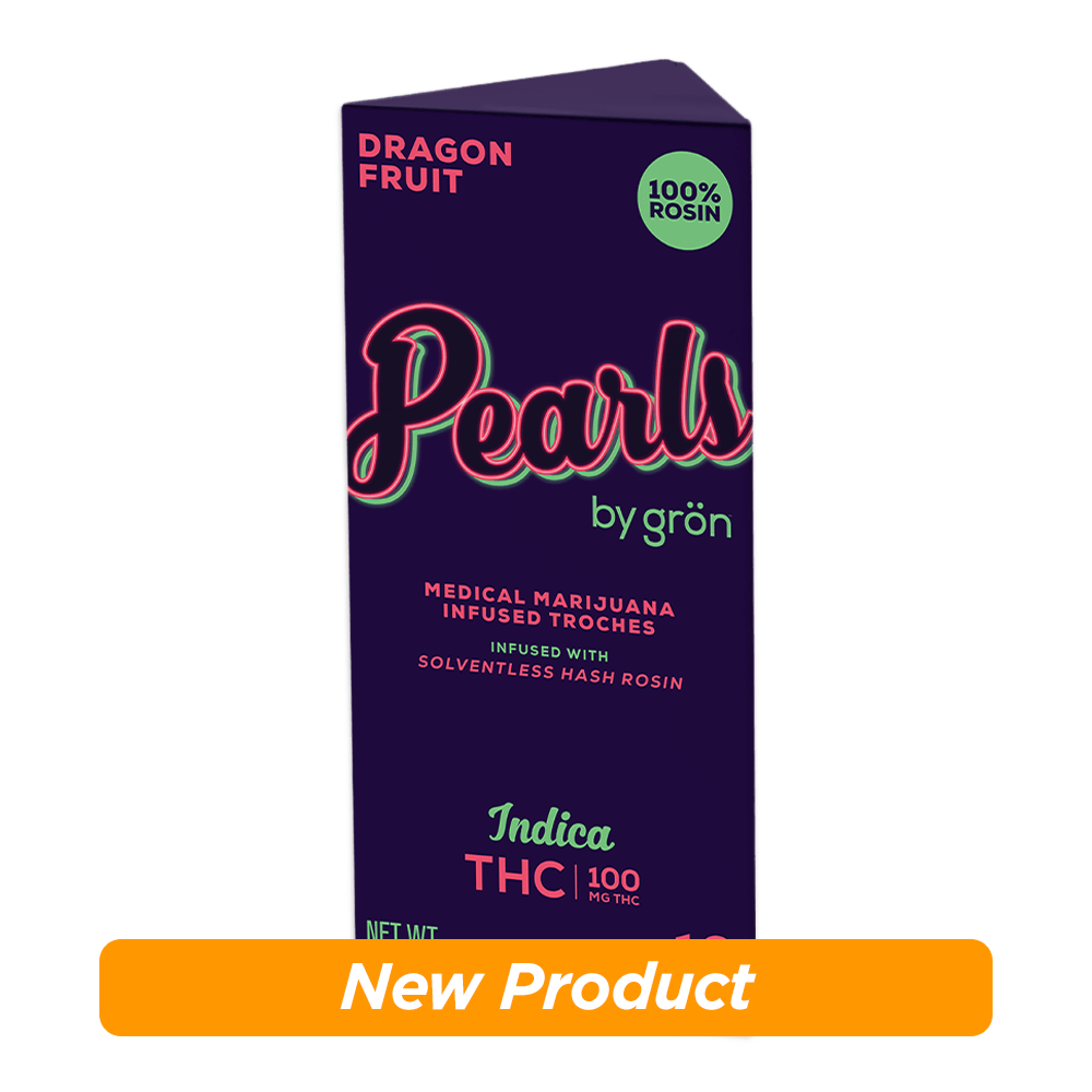 Gron Pearl Rosin Dragon Fruit Troches 100mg [10pk]