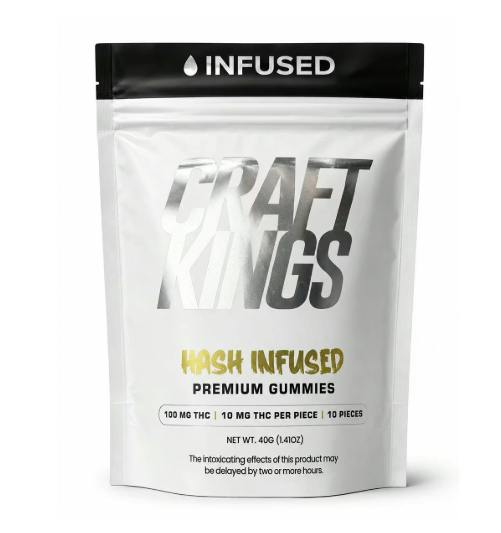 Strawberry - Hash Infused Gummies 10pk | 100mg