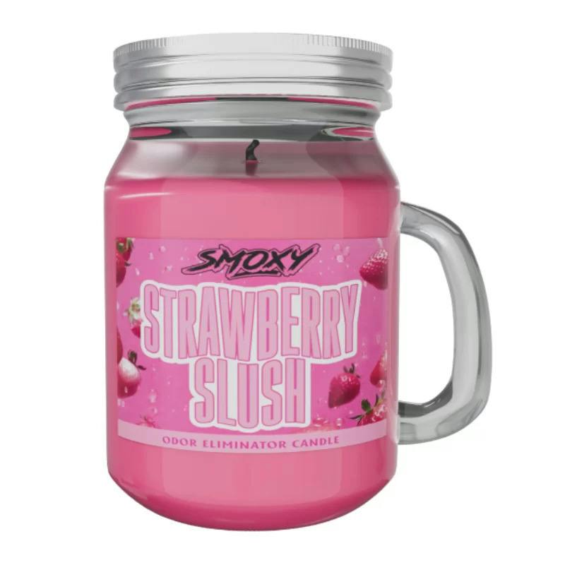 Smoxy | 3.17oz Odor Eliminator Candle | Strawberry Slush