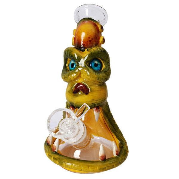 Glass Water Pipe Monster Face Design | 7in