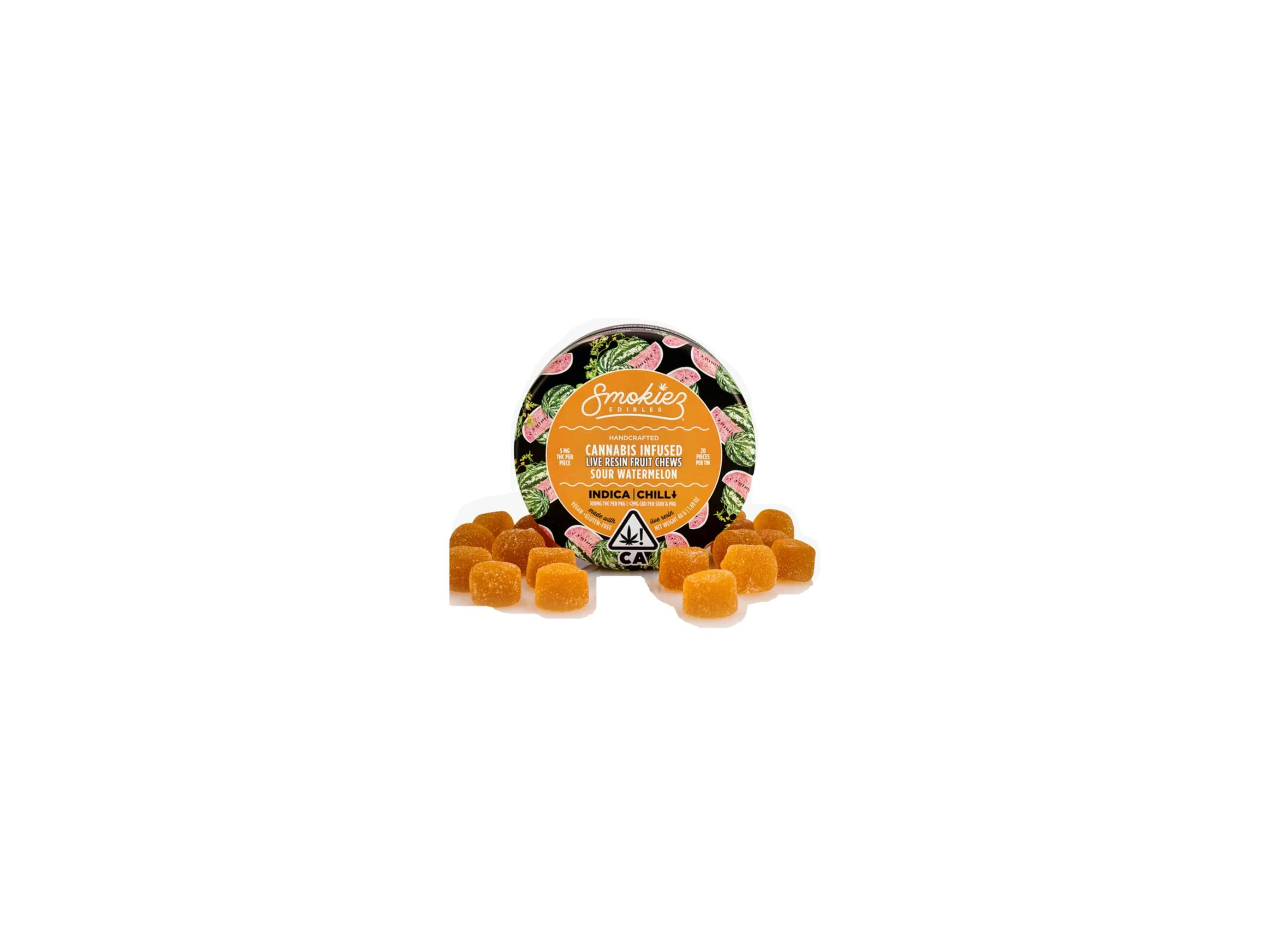 Smokiez LR Gummies Sour Watermelon 100mg