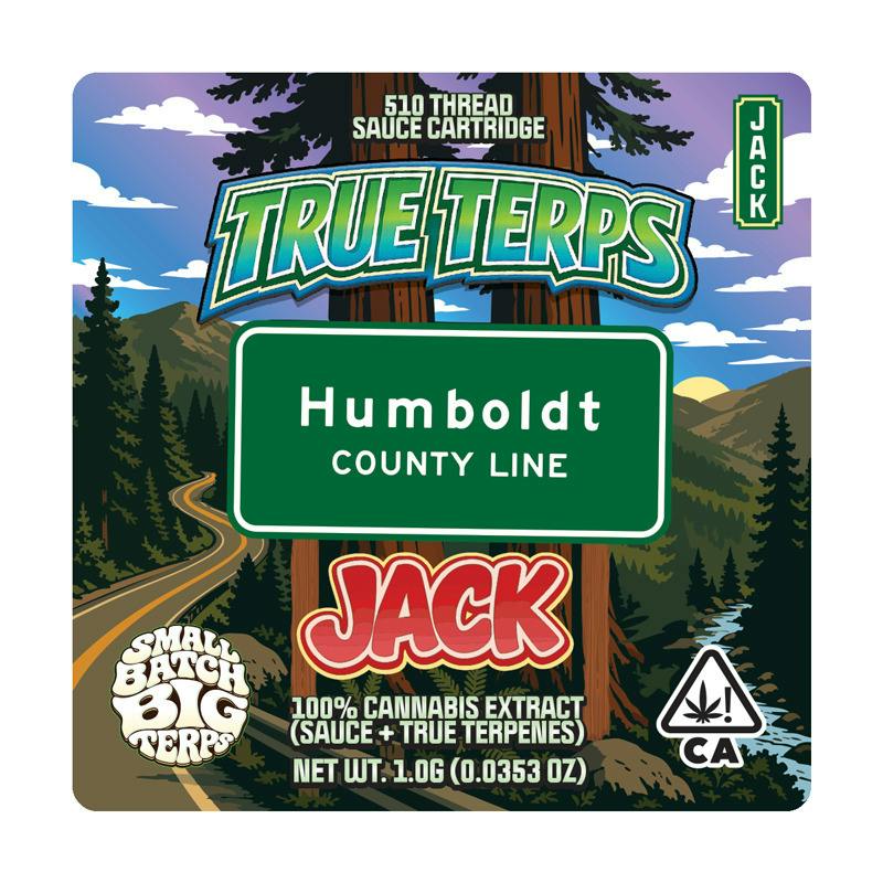 Humboldt County Line True Terps Sauce Cartridge Jack