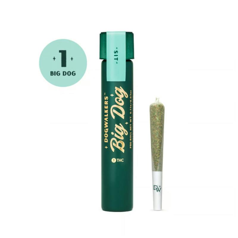 Dogwalkers Big Dog Triangle Kush Pre-Rolled Joint 1pk / 0.75g