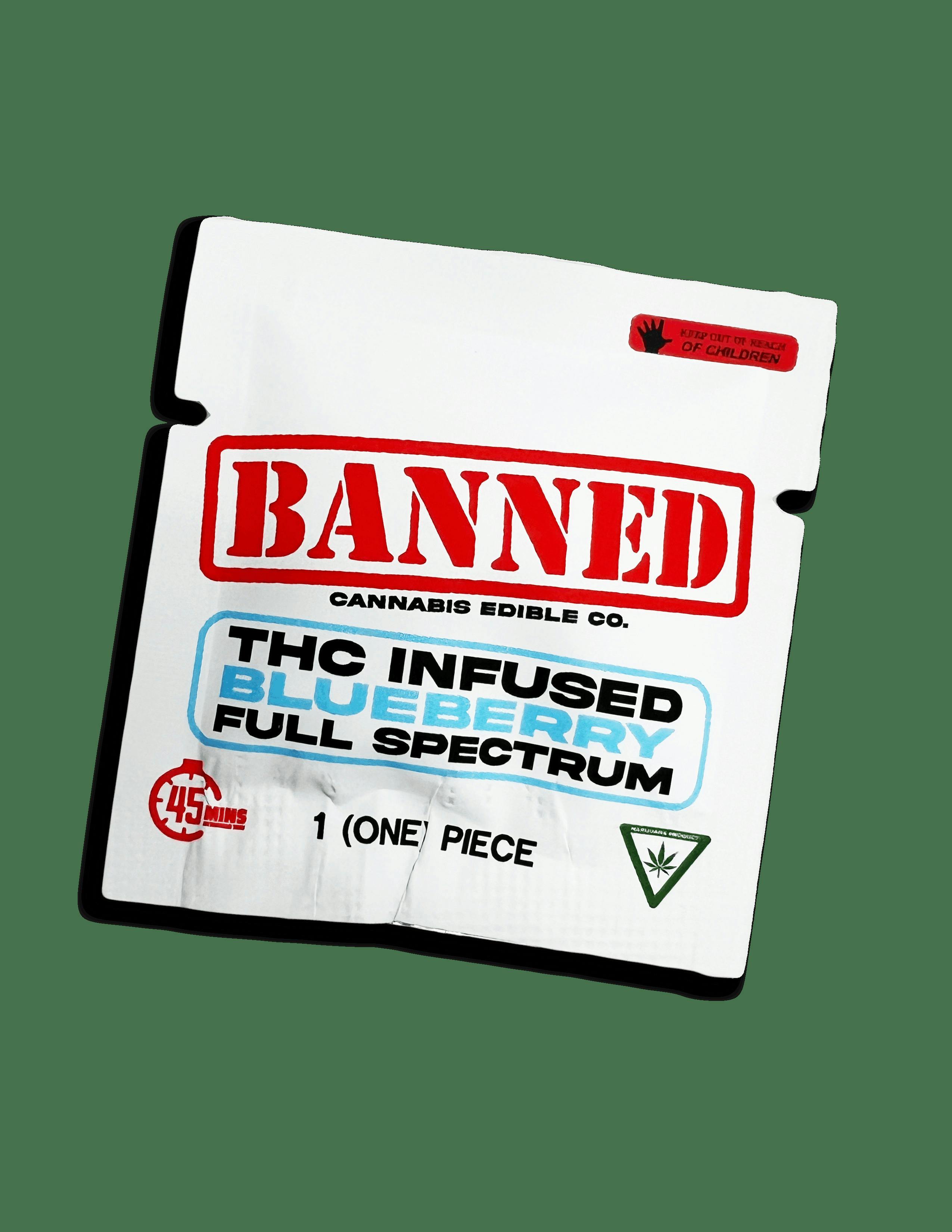 Banned | Edible | Single Gummy | Nerdless | Berry Melon