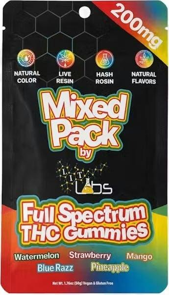 LIT LABS | Edible | Gummies | Full Spectrum | Mixed Pack