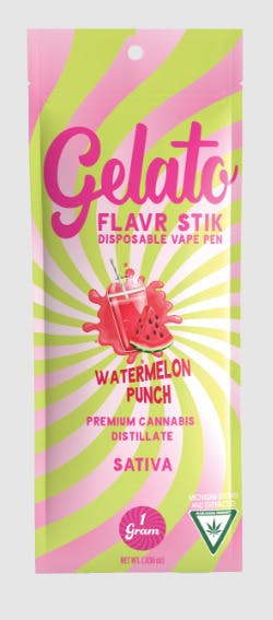 Watermelon Punch | Disposable | Gelato cannabis product