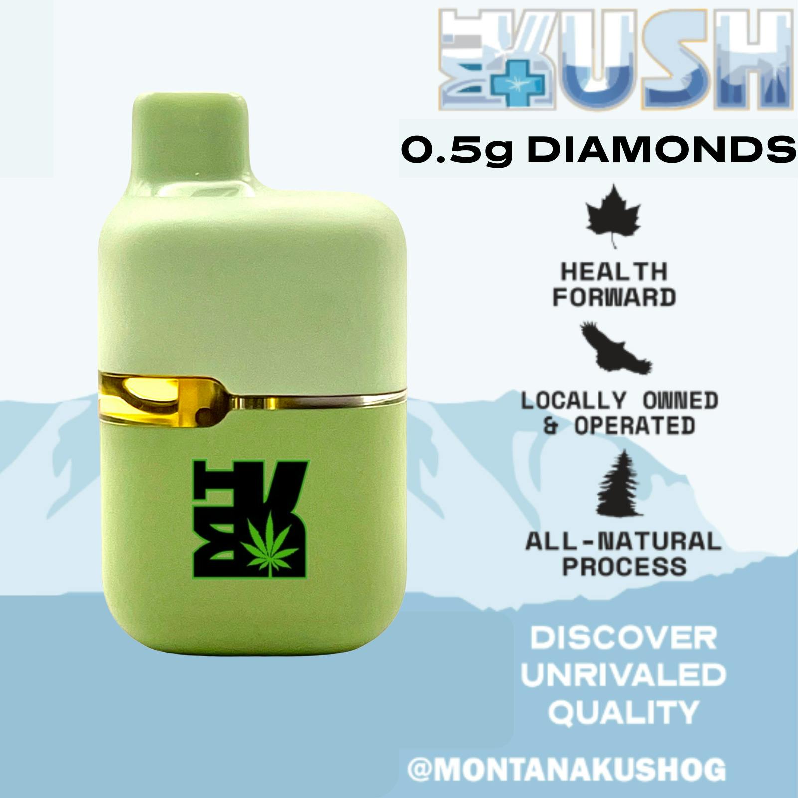 AIO Diamonds Vape | Watermelon Martini cannabis product