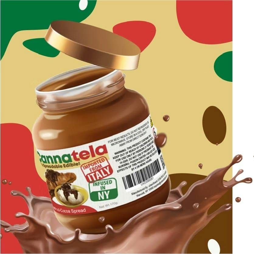 Cannatella - Hazelnut Cocoa Spread 1:1:1 THC:CBD:CBG