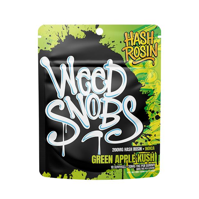 WEED SNOBS | GREEN APPLE KUSH HASH ROSIN GUMMY | 200MG