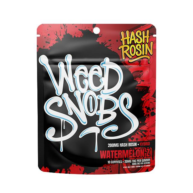 WEED SNOBS | WATERMELON Z HASH ROSIN GUMMY | 200MG