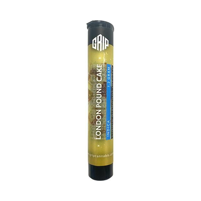 GRIP | LONDON POUND CAKE INFUSED | PREROLL | 1.2G at Endo Vibe Cannabis Centers