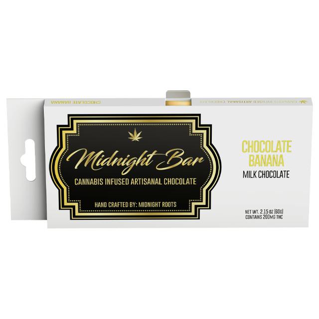 MIDNIGHT ROOTS | CHOCOLATE BANANA BAR | 200MG