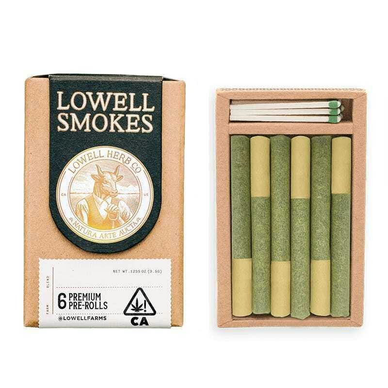3.5g 6pk Smokes Prerolls Lowell Farms - Balanced Infused