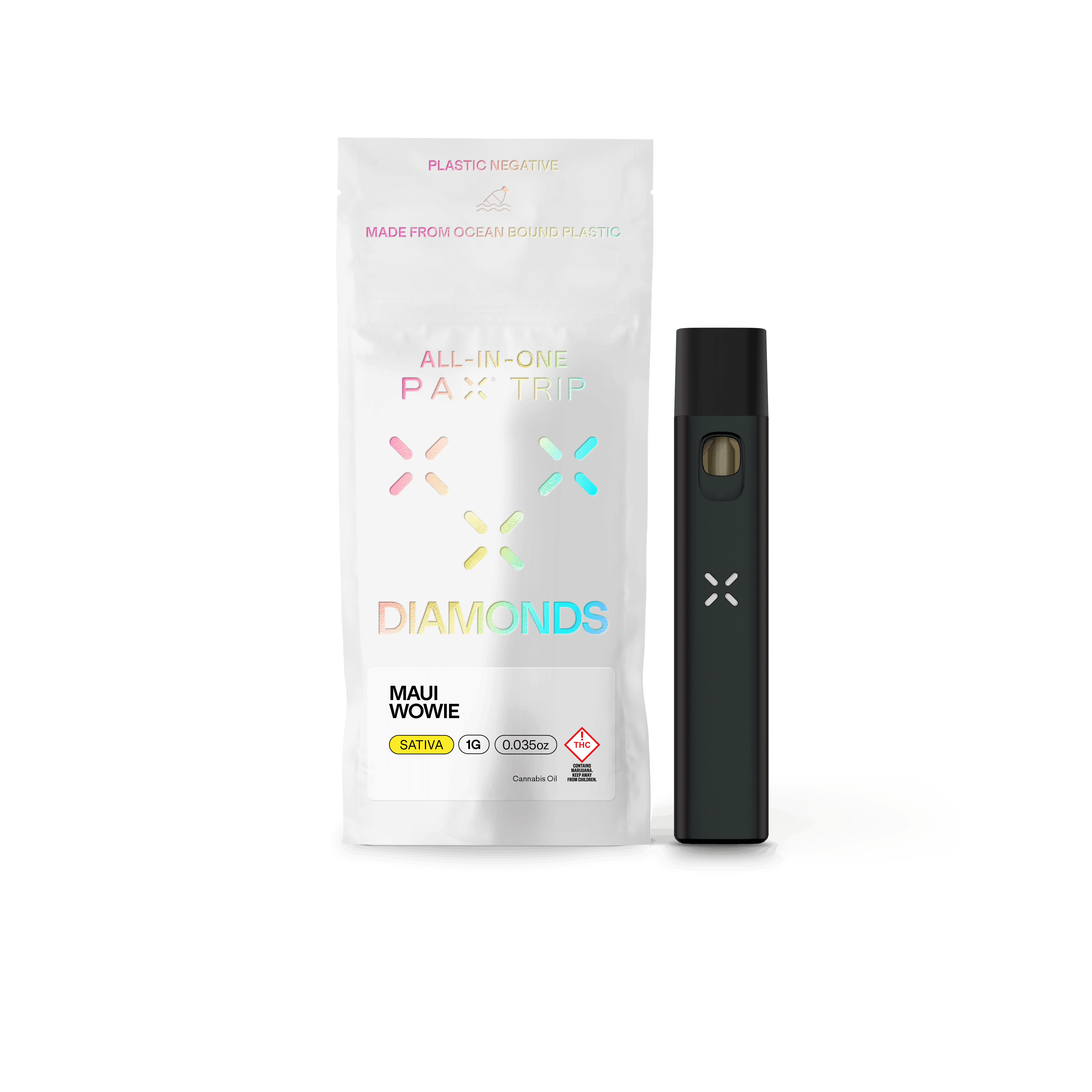 1g All In One Diamonds Vape PAX - Strawberry Cough