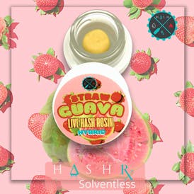 Hash RX - 1g Live Hash Rosin - Strawguava (Private Reserve)