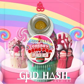 Hash RX - 1g Live Hash Rosin - Cherry Bomb Pop (Private Reserve)