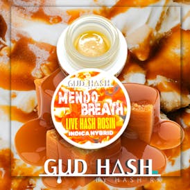 Hash RX - 1g Live Hash Rosin Baller Jar - Mendo Breath