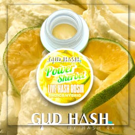 Hash RX - 1g Live Hash Rosin Baller Jar - Power Sherbet
