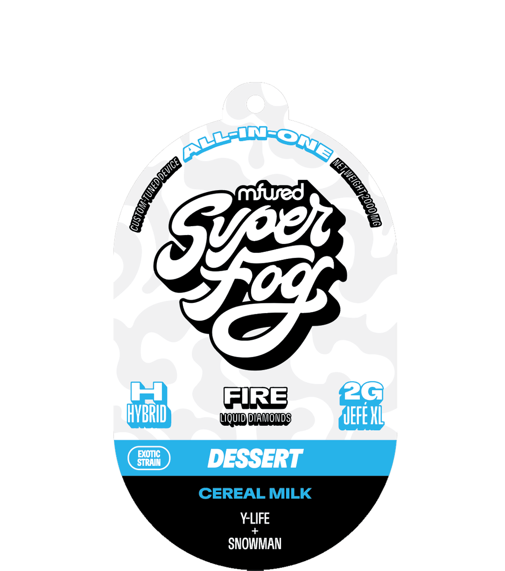 SuperFog Fire Cereal Milk Live Resin 2g All-In-One