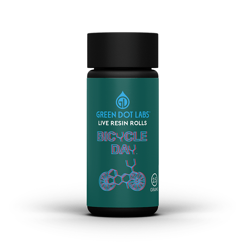 Green Dot Labs Live Resin Bicycle Day x Bicycle Day Infused Pre-Roll 2.5g