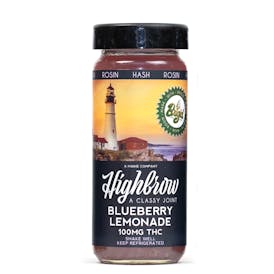 Highbrow | Blueberry Lemonade | Hash Rosin Nano Infused | Drink | 12oz