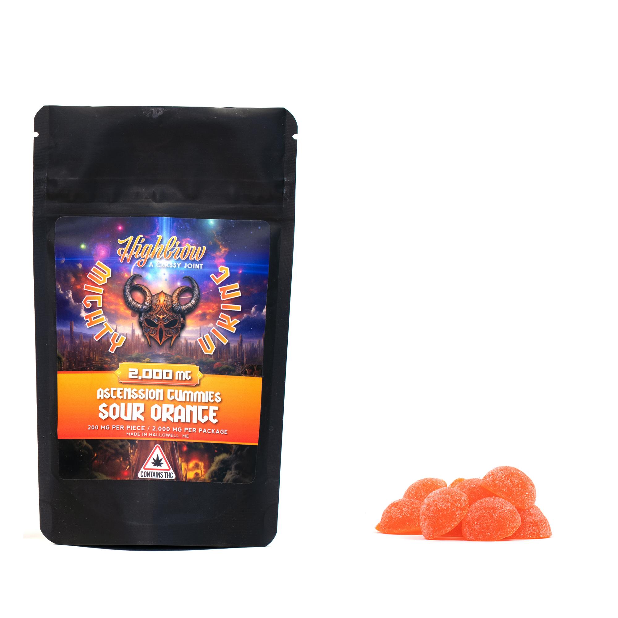 Mighty Viking | Sour Orange | Ascension Gummies | 2000mg