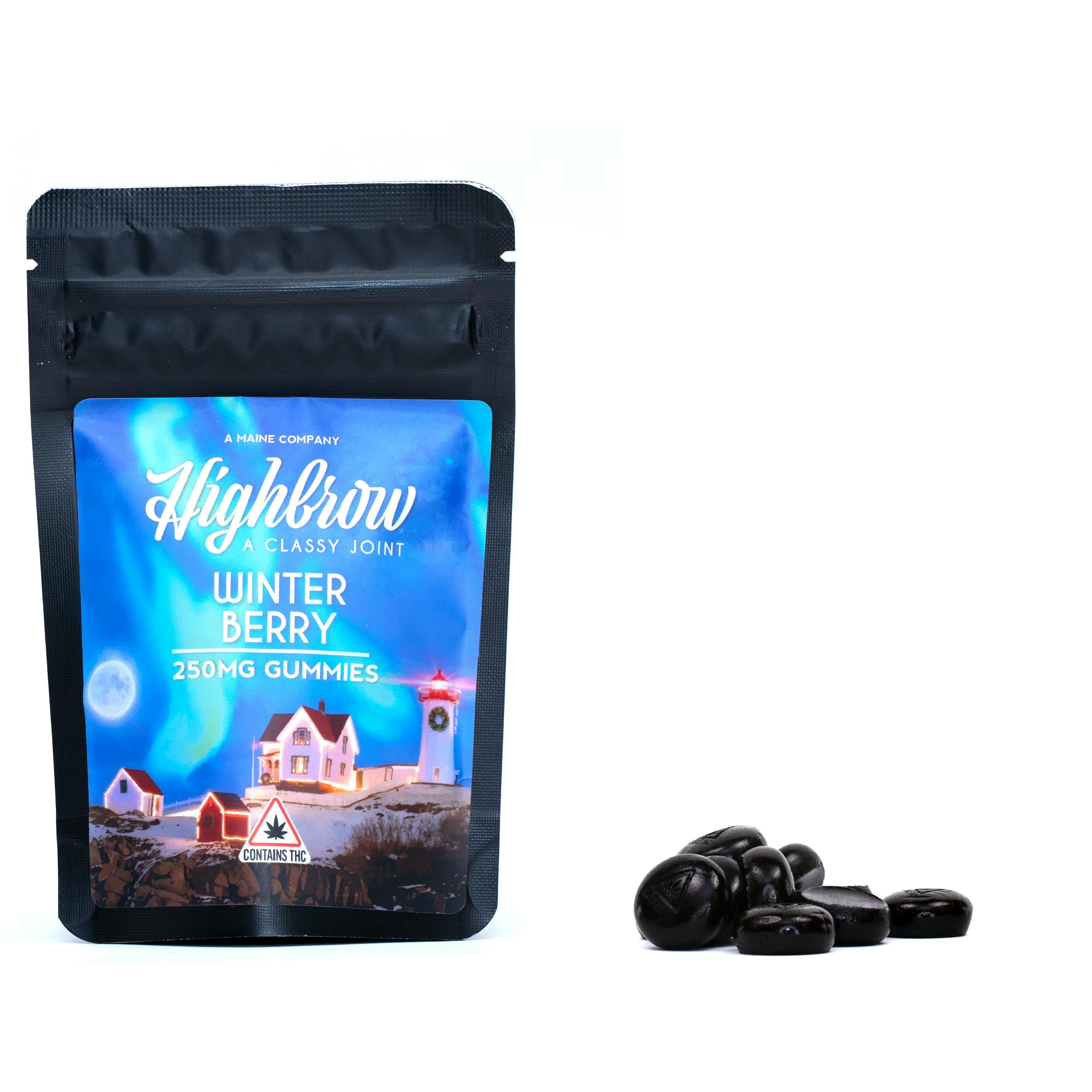 Highbrow | Winterberry Gummies | 250mg