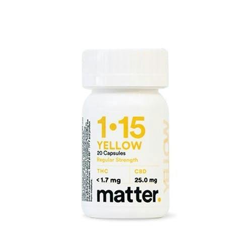 Yellow 1:15 Regular Strength Capsules | 30/CT