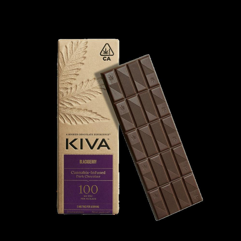 Kiva - 200mg Chocolate - Dark Blackberry