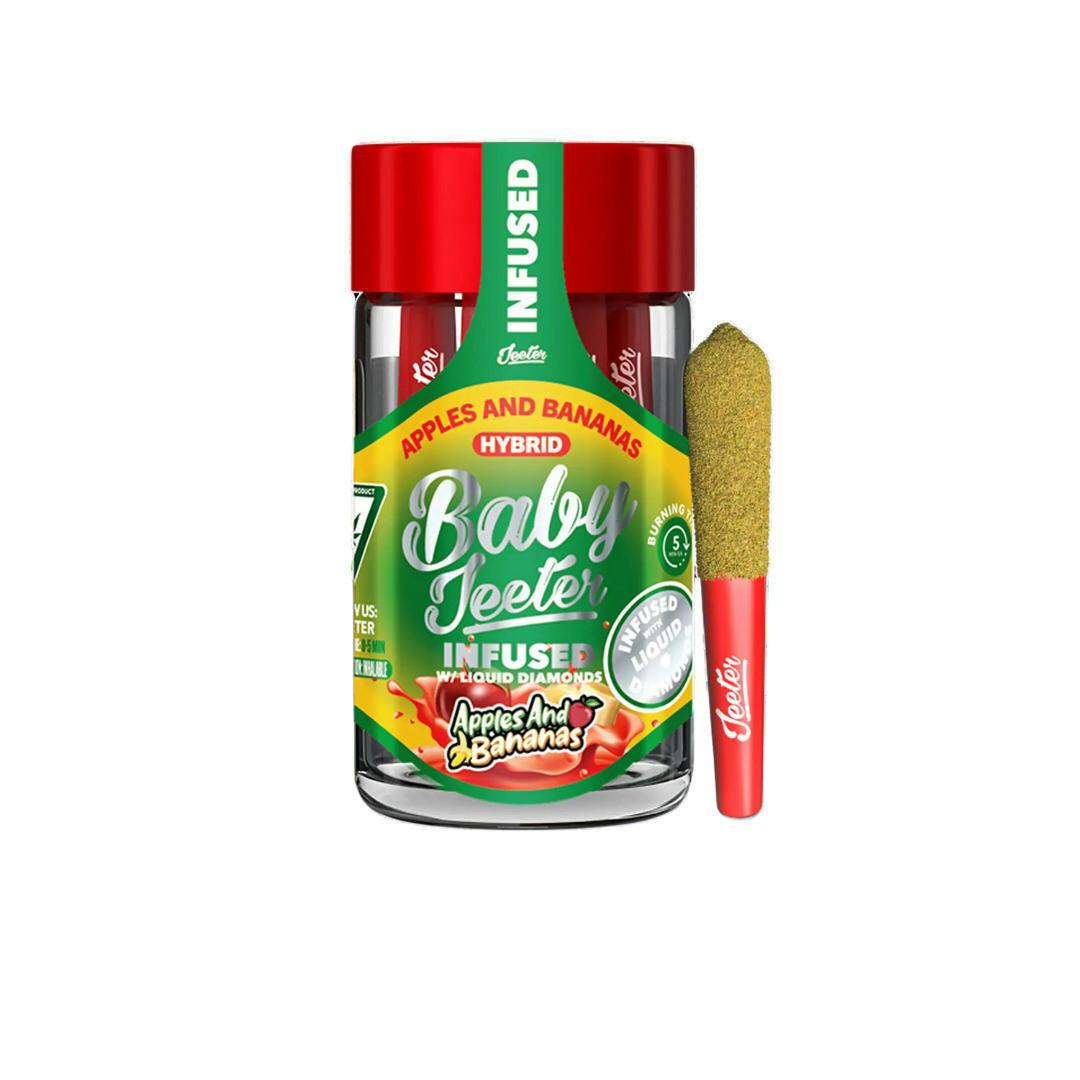 Jeeter - 2.5g Baby Jeeter 5pk - Apples & Bananas