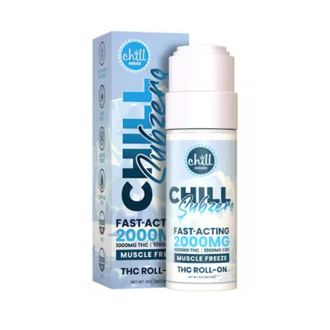SubZero Muscle Freeze THC Roll-On | 2000mg I Chill Medicated