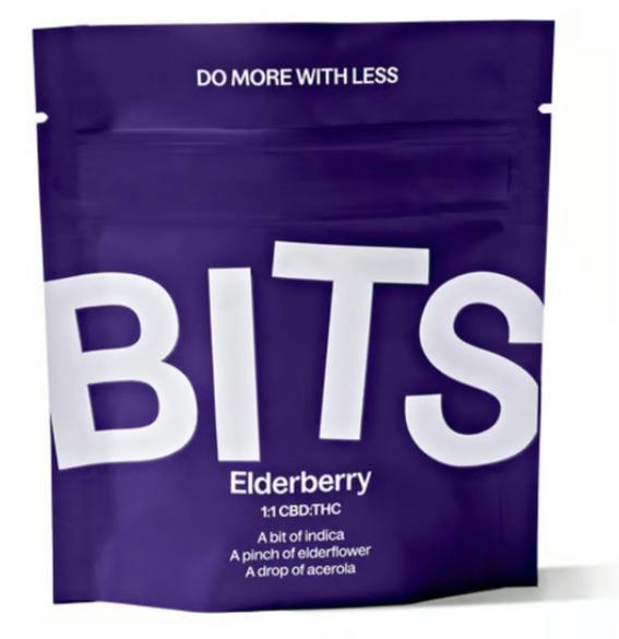 Bits | Elderberry Wellness 1:1 CBD 20ct | 110mg Gummies
