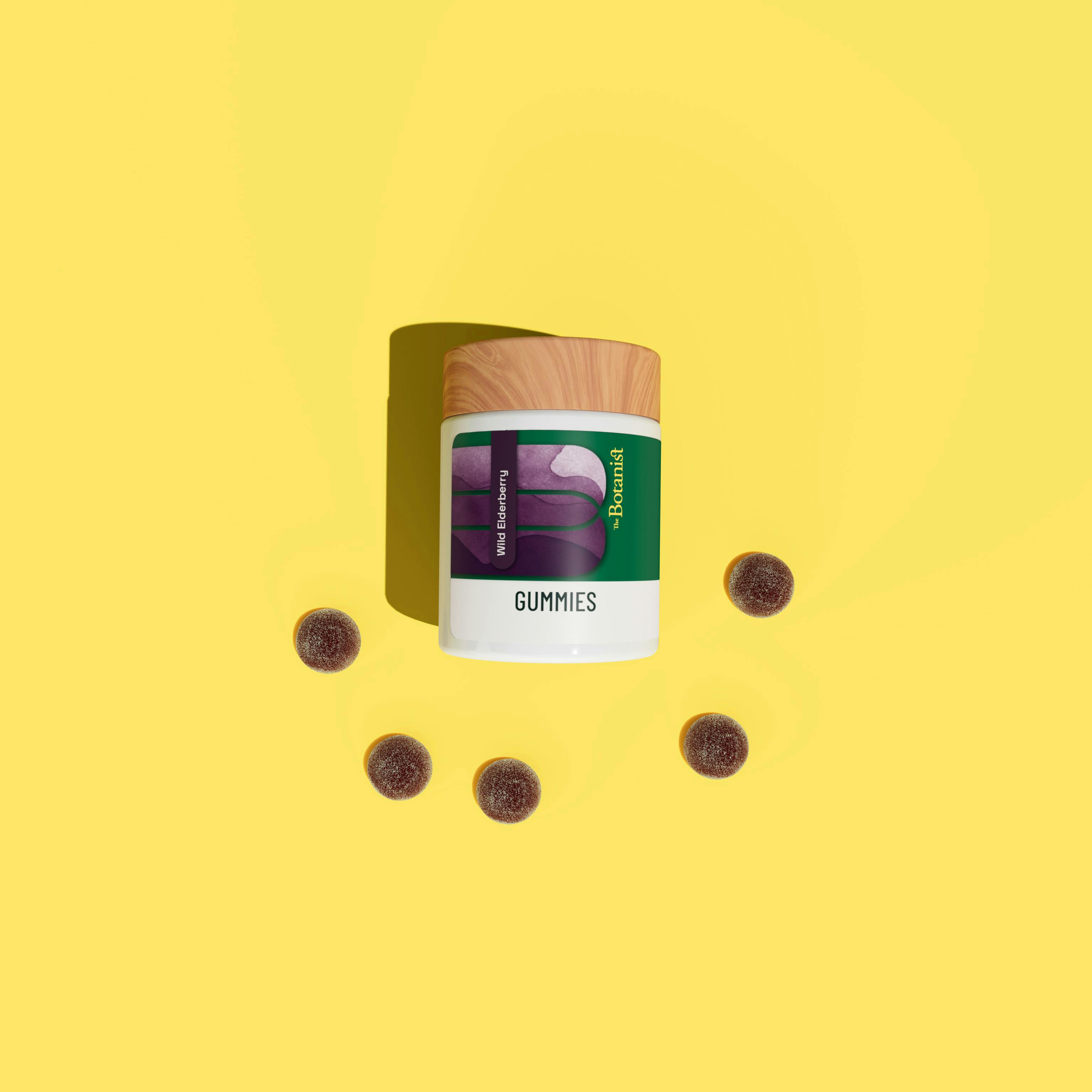 The Botanist | Wild Elderberry 4ct | 100mg Gummies