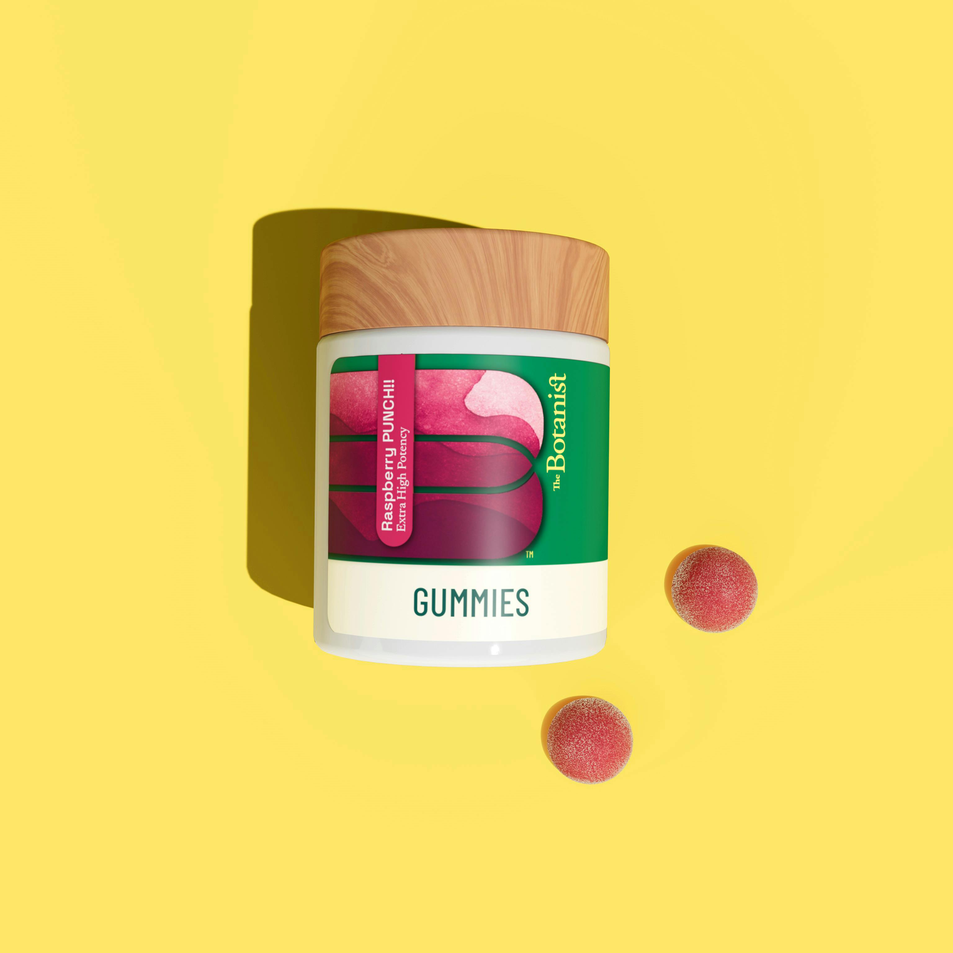 The Botanist | Raspberry Punch 2ct | 100mg Gummies