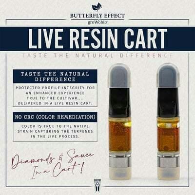 Butterfly Effect | Super Lemon Haze | .5g Live Resin Cartridge